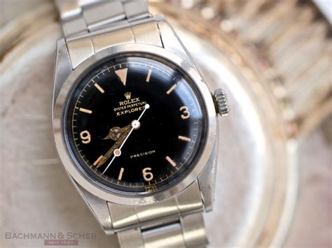 rare vintage rolex explorer ref.6150|Rolex explorer 6150.